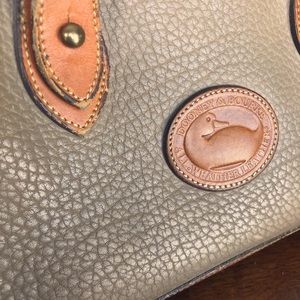 Vintage Dooney and Bourke tan leather bag